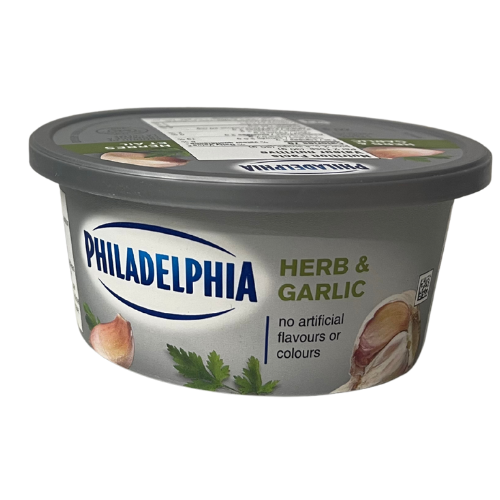 PHILADELPHIA CREAM CHEES HERB & GARLIC