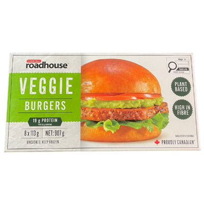 CARDINAL ROADHOUSE VEGGIE BURGERS 906G