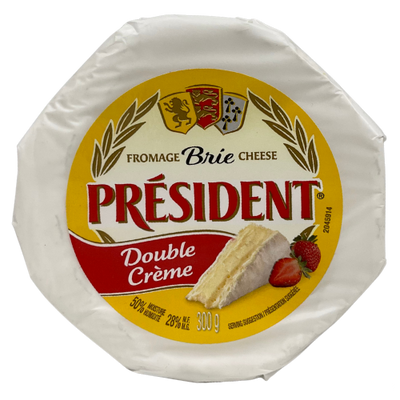 PRESIDENT DOUBLE CREAM BRIE 300G