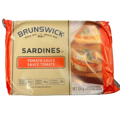 BRUNSWICK SARDINE TOMATO SAUCE 106G