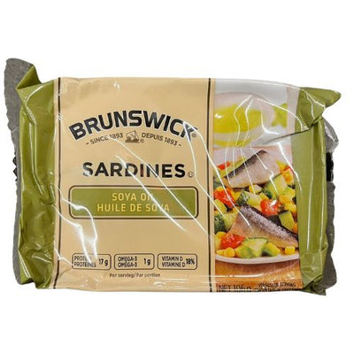BRUNSWICK SARDINE SOYA OIL 106G