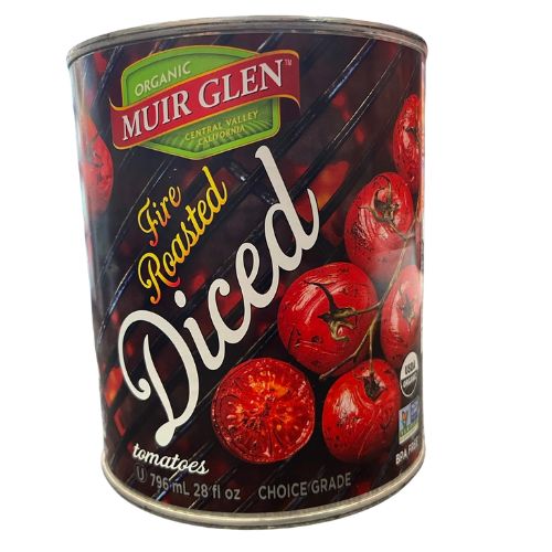 MUIR GLEN ORGANIC FIRE ROASTED DICED TOMATO 796ML