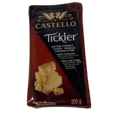 CASTELLO TICKLER CHEDDAR 1YR 200G