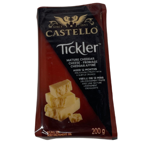 CASTELLO TICKLER CHEDDAR 1YR 200G