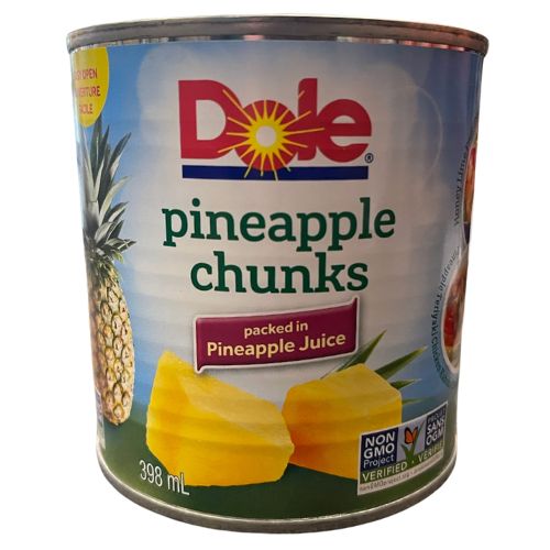 DOLE PINEAPPLE CHUNKS 398ML