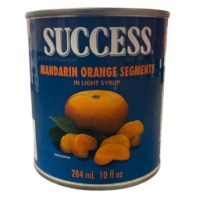 SUCCESS MANDARIN ORANGE SEGMENTS IN LIGHT SYRUP 284ML