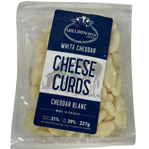 SHELDON CREEK CHEESE CURDS WHITE 227G