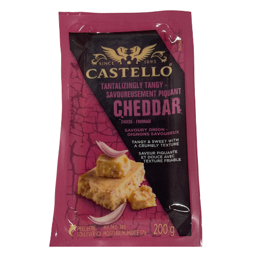 CASTELLO ONION CHEDDAR 200G