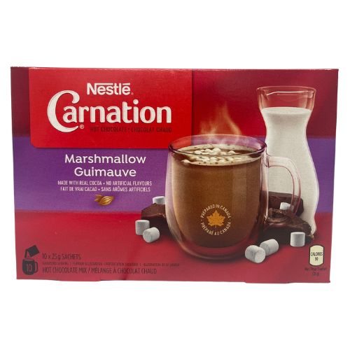 NESTLE CARNATION RICH & CREAMY HOT CHCOCLATE MIX 10X25G