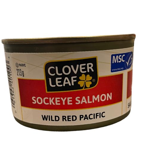 CLOVER LEAF SOCKEYE SALMON WILD RED PACIFIC 213G