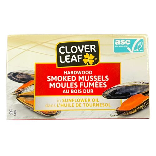 CLOVER LEAF SMOKED MUSSELS 85G
