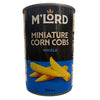 M'LORD MINIATURE CORN COBS WHOLE 398ML