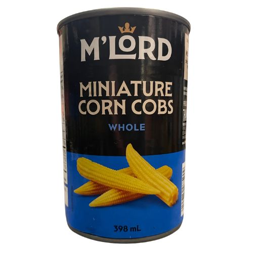 M'LORD MINIATURE CORN COBS WHOLE 398ML