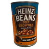 HEINZ BEANS DEEP BROWN MOLASSES & PORK 398ML
