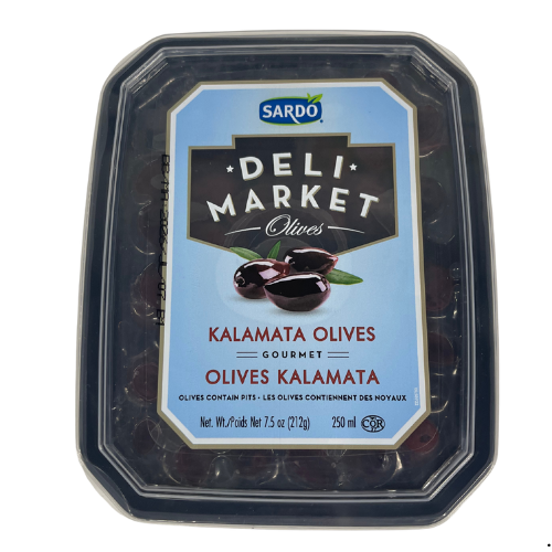 SARDO KALMATA OLIVES 250ML