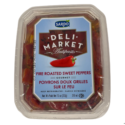 SARDO FIRE ROASTED SWEET PEPPERS 250ML