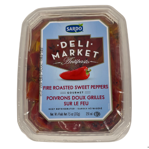 SARDO FIRE ROASTED SWEET PEPPERS 250ML