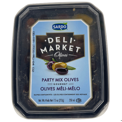 SARDO OLIVES PARTY MIX 250ML